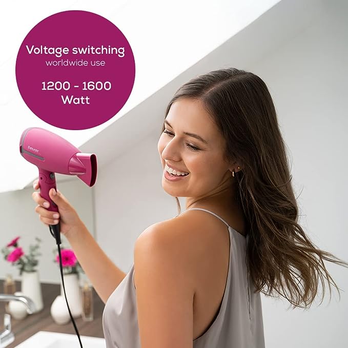 HC 25 Pink Travel Hair Dryer- Limited Edition – Beurer India