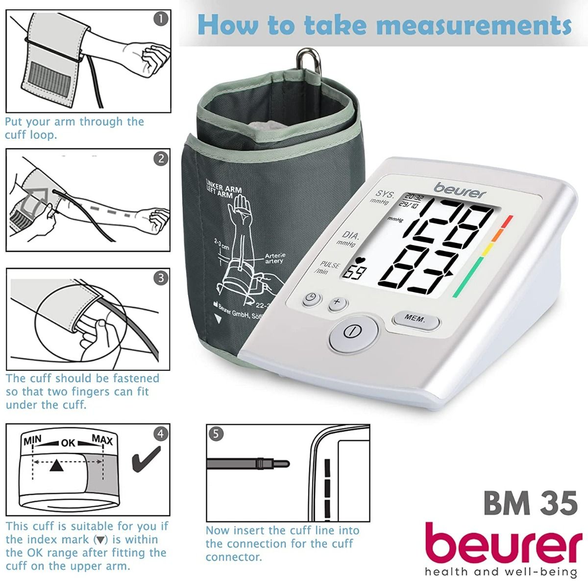 BM 35 Blood Pressure Monitor Beurer India